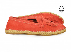 Kožne ženske espadrile 1004CV crvene - Img 2