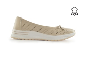Kožne ženske espadrile 4135BE bež - Img 2