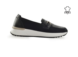Kožne ženske espadrile 4158CR crne - Img 2