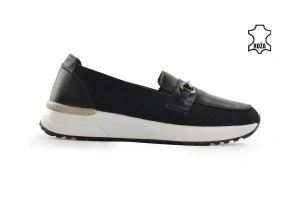 Kožne ženske espadrile 4158CR crne - Img 2
