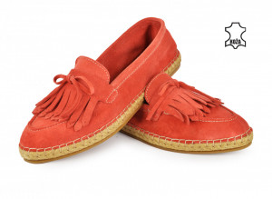 Kožne ženske espadrile 1004CV crvene - Img 3