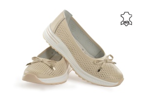 Kožne ženske espadrile 4135BE bež - Img 3