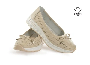 Kožne ženske espadrile 4135BE bež - Img 3
