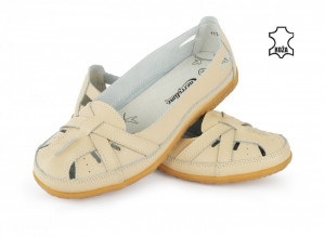 Kožne ženske espadrile 1114BE bež - Img 3