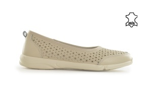 Kožne ženske espadrile 25224BE bež - Img 2