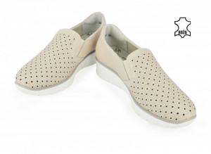 Kožne ženske espadrile 2652BE bež - Img 3