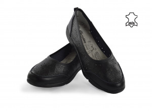 Kožne ženske espadrile 2954CR crne - Img 3