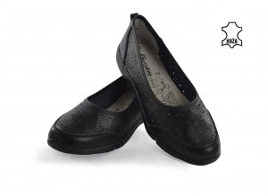 Kožne ženske espadrile 2954CR crne - Img 3
