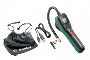 Bosch EasyPump Pompa pneumatica cu acumulator integrat, 3.6V, 3Ah, 10bar, cablu USB + geanta - Img 2