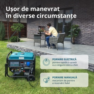 Generator pe benzina "Könner & Söhnen" KS 10000E - Img 4