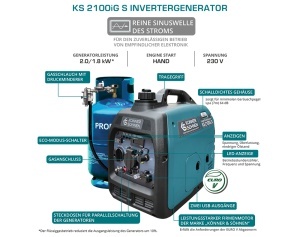 Generator cu inverter KS 2100iG S - Img 3