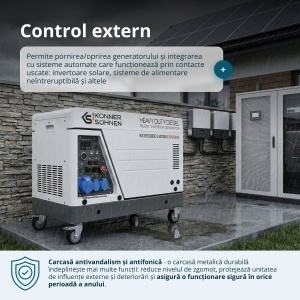 Generator invertor diesel în carcasă insonorizată KS 6500iDE S ATSR - Img 4