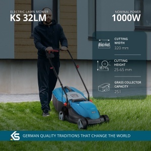 Mașină de tuns iarba electrică KS 32LM - Img 2