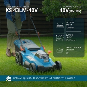 Mașină de tuns iarba cu acumulator KS 43LM-40V - Img 2