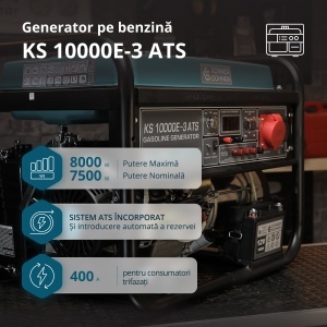 Generator pe benzina "Könner & Söhnen" KS 10000E-3 ATS - Img 2
