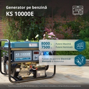 Generator pe benzina "Könner & Söhnen" KS 10000E - Img 2