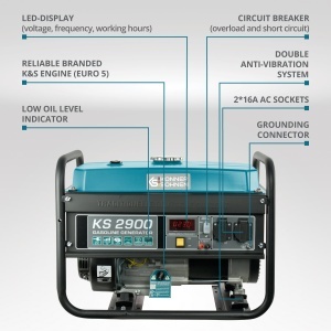 Generator pe benzina "Könner & Söhnen" KS 2900 - Img 3
