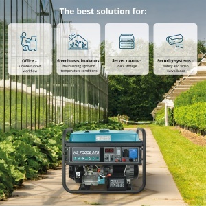 Generator pe benzina "Könner & Söhnen" KS 7000E ATS - Img 3