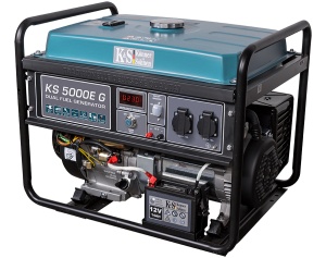 Generator pe gaz/benzina "Könner & Söhnen" KS 5000E G - Img 4