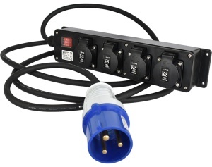 Prelungitor industrial cu prize multiple KS EX3M-4S - Img 2