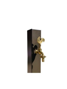 Cismea de gradina, OTEL, vopsit electrostatic, cu 2 robineti, apa si furtun, EKXON TECHNOLOGY - Img 3