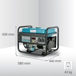 Generator pe gaz/benzina "Könner & Söhnen" KS 2900G - Img 4
