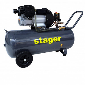 Stager HM3100V compresor aer, 100L, 8bar, 356L/min, monofazat, angrenare directa - Img 3