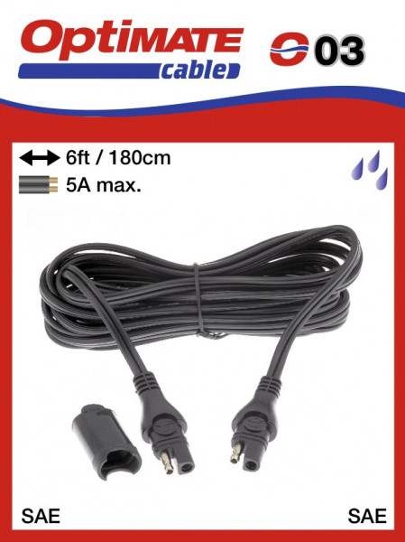 Töltő hosszabbító kábel OptiMate-hez (SAE, 1,8m)