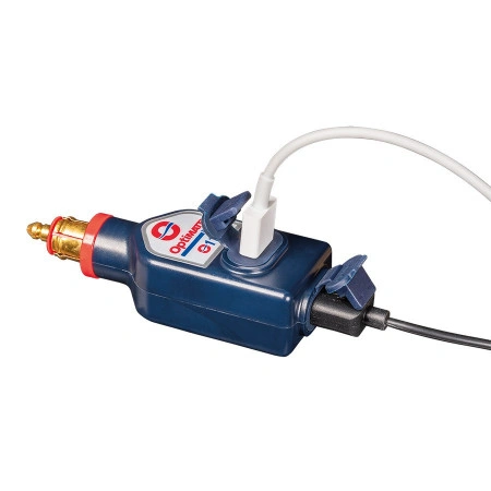 OptiMATE O-115 kettős USB töltő, egyenes csatlakozó dugóval (DIN Ø12mm) - Img 4