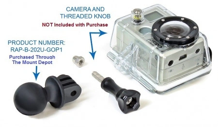 GOPRO kamera rögzítő adapter - Img 2