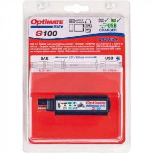 OptiMATE USB töltő csatlakozó, akku töltöttség kijelzővel