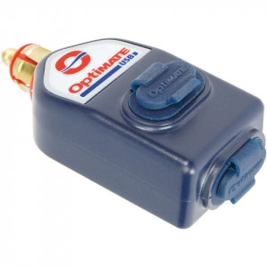 OptiMATE O-115 kettős USB töltő, egyenes csatlakozó dugóval (DIN Ø12mm) - Img 3