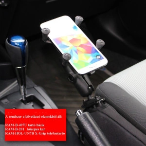 Autó ülés mellé ékelődő tartó 1"-os golyóval (Seat Tough-Wedge) - Img 2