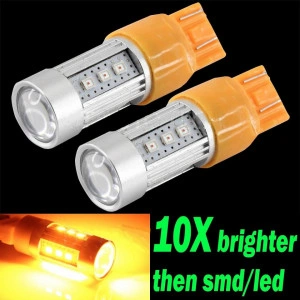 LED-es irányjelző izzó (sárga fényű, High Power)