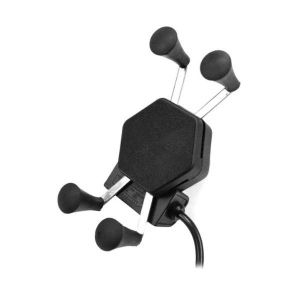 Univerzális telefontartó USB töltővel