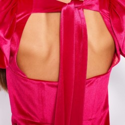 Rochie cu cupe din catifea elastica