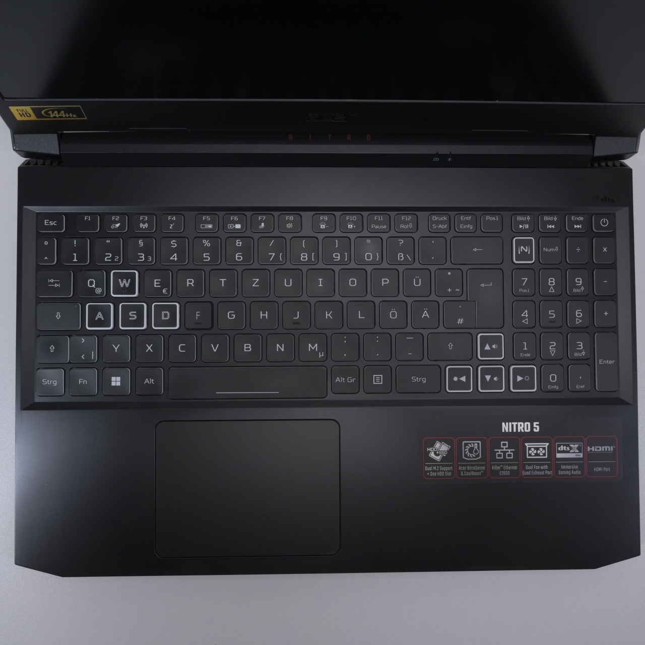Laptop Acer Nitro 5 (AN515-45-R16C), AMD Ryzen 7 5800H, 15.6