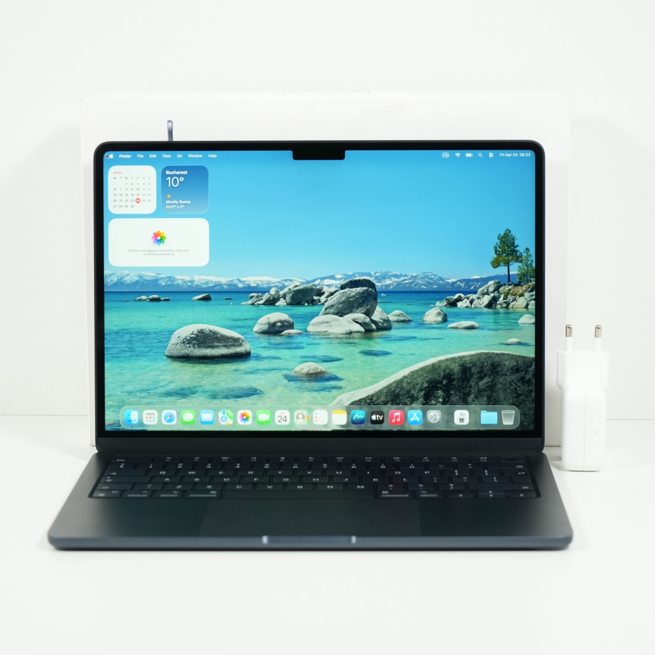 Laptop Apple Macbook Air M3 (A3113), Apple M3, 13.6", Rezolutie 2560 x 1664, 16 GB DDR5, SSD de 256 GB, Apple M3 - imagine 8