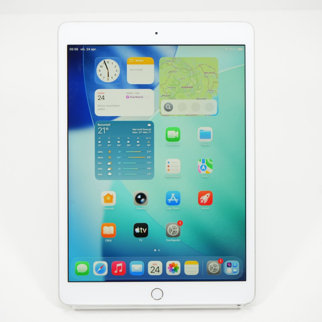 Tableta Apple iPad 10.2 (2020) 32GB, 3GB, Silver - imagine 2