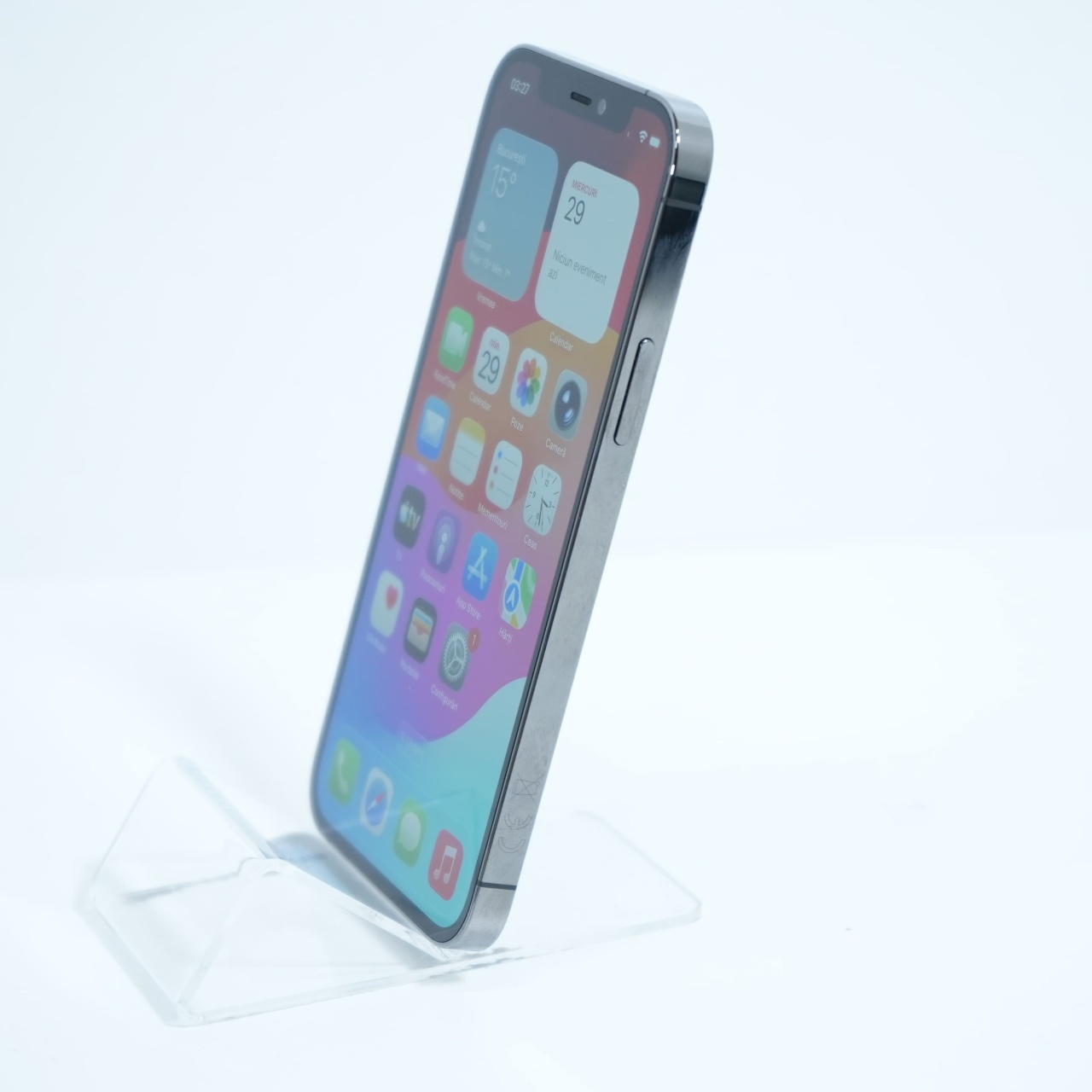 Telefon Apple iPhone 12 Pro 128GB, Graphite - imagine 3