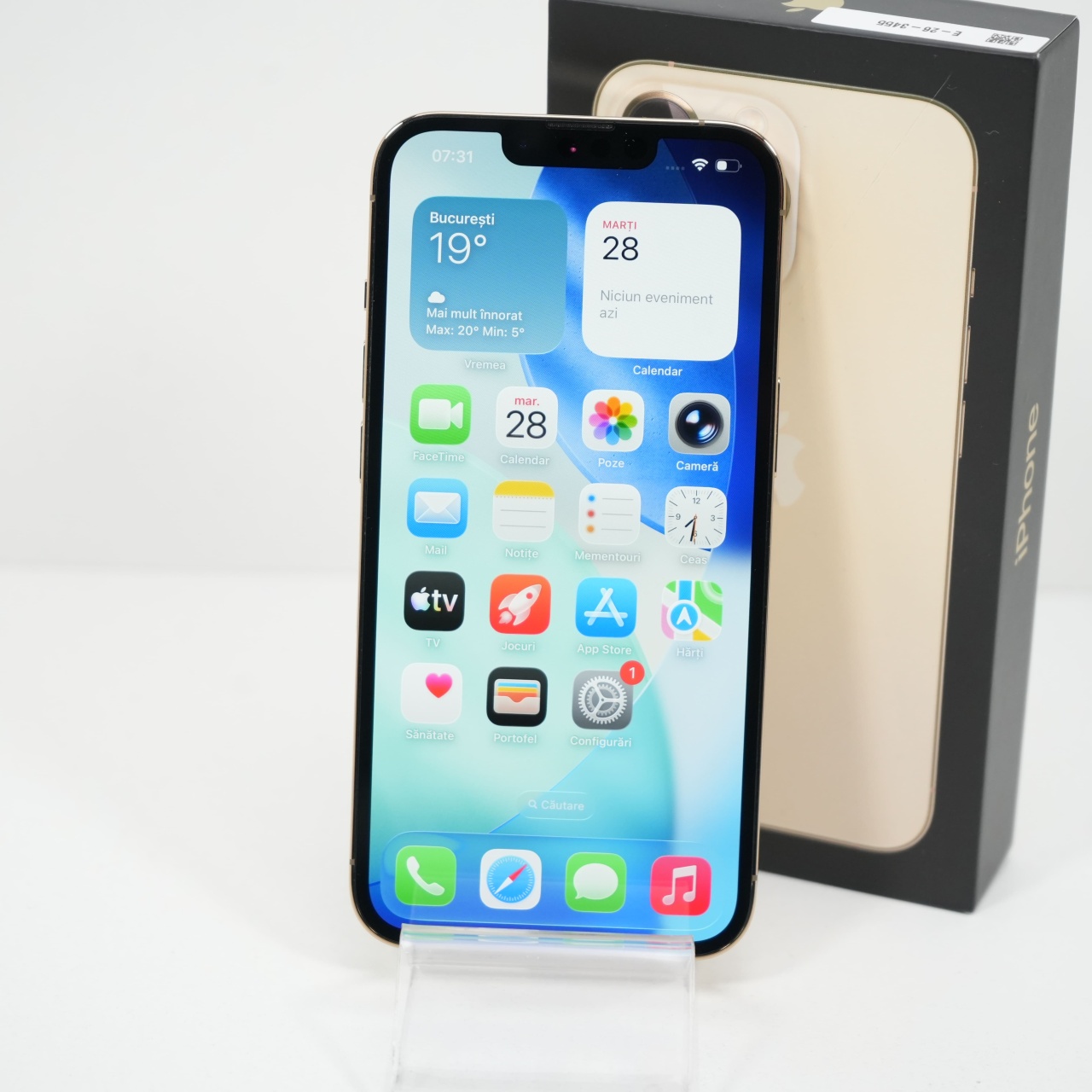 Telefon Apple iPhone 13 Pro 128GB, Gold - imagine 8