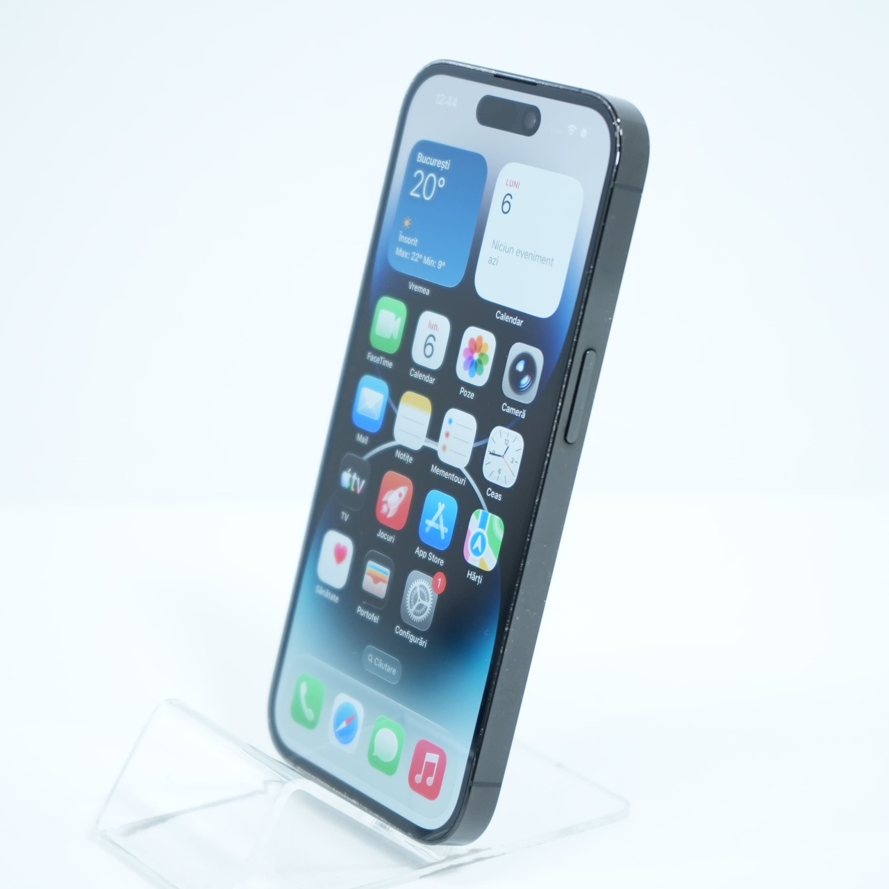 Telefon Apple iPhone 14 Pro 128GB, Space Black - imagine 3