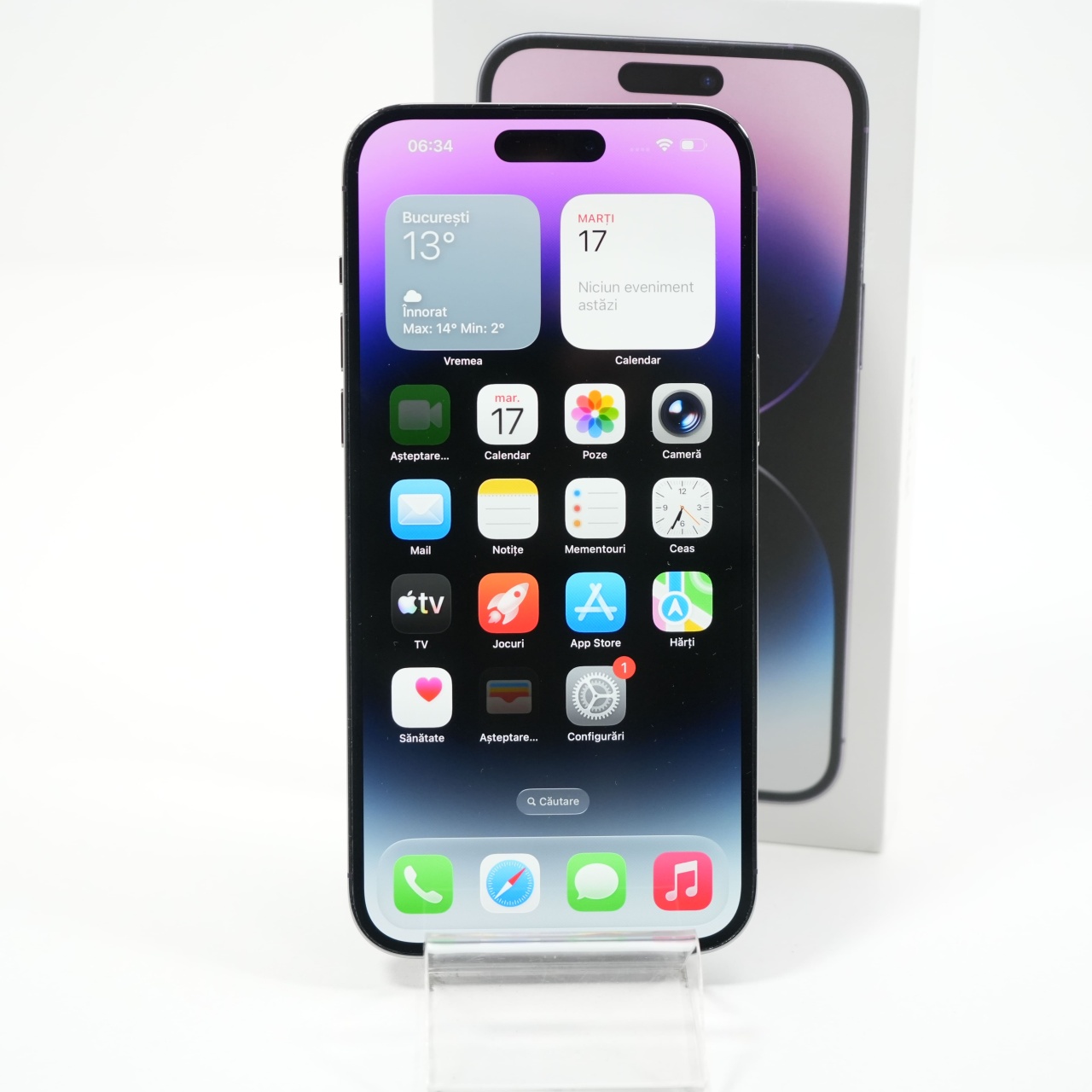 Telefon Apple iPhone 14 Pro Max 128GB, Deep Purple - imagine 8