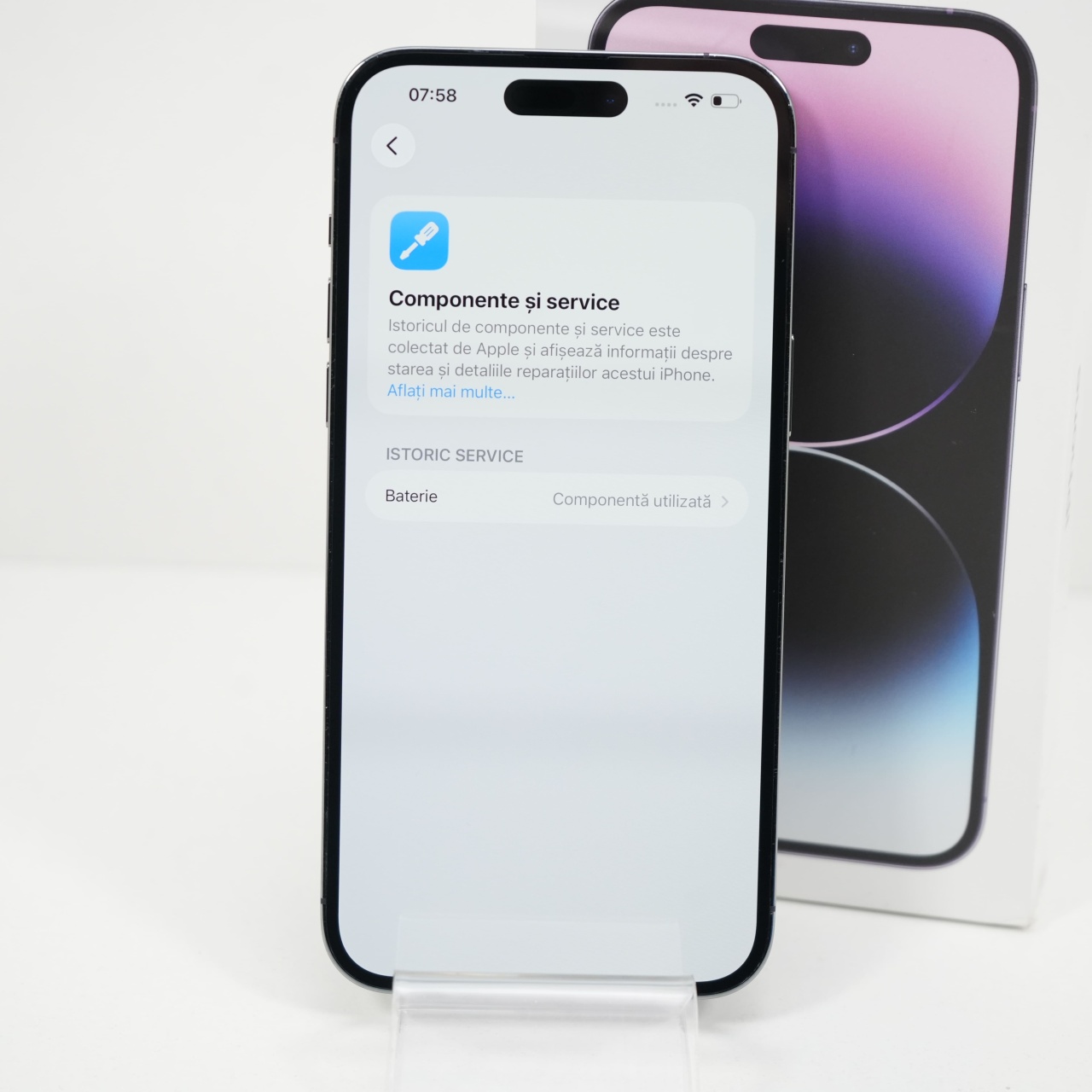 Telefon Apple iPhone 14 Pro Max 128GB, Deep Purple - imagine 8