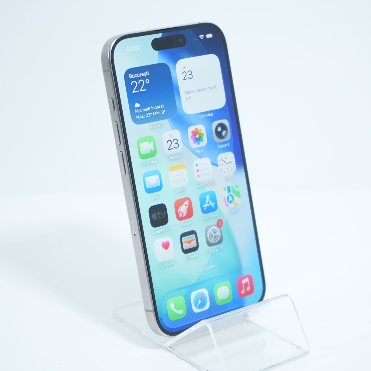 Telefon Apple Iphone 15 Pro 1TB, Natural Titanium - imagine 4