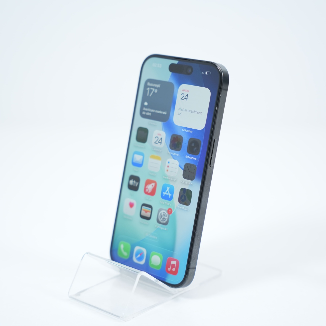 Telefon Apple iPhone 15 Pro 256GB, Black Titanium - 1 | YEO