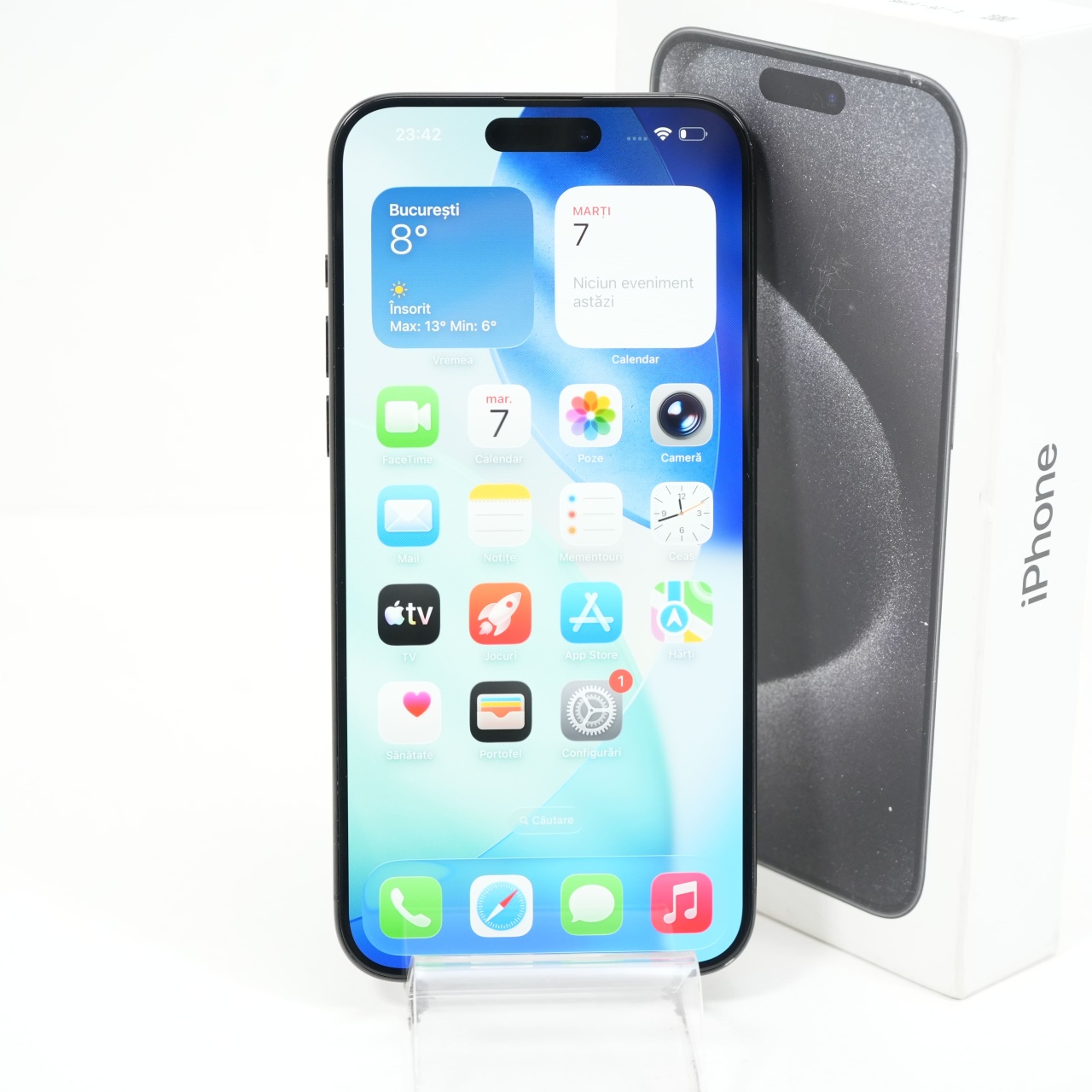 Telefon Apple iPhone 15 Pro Max 256GB, Black Titanium - imagine 8