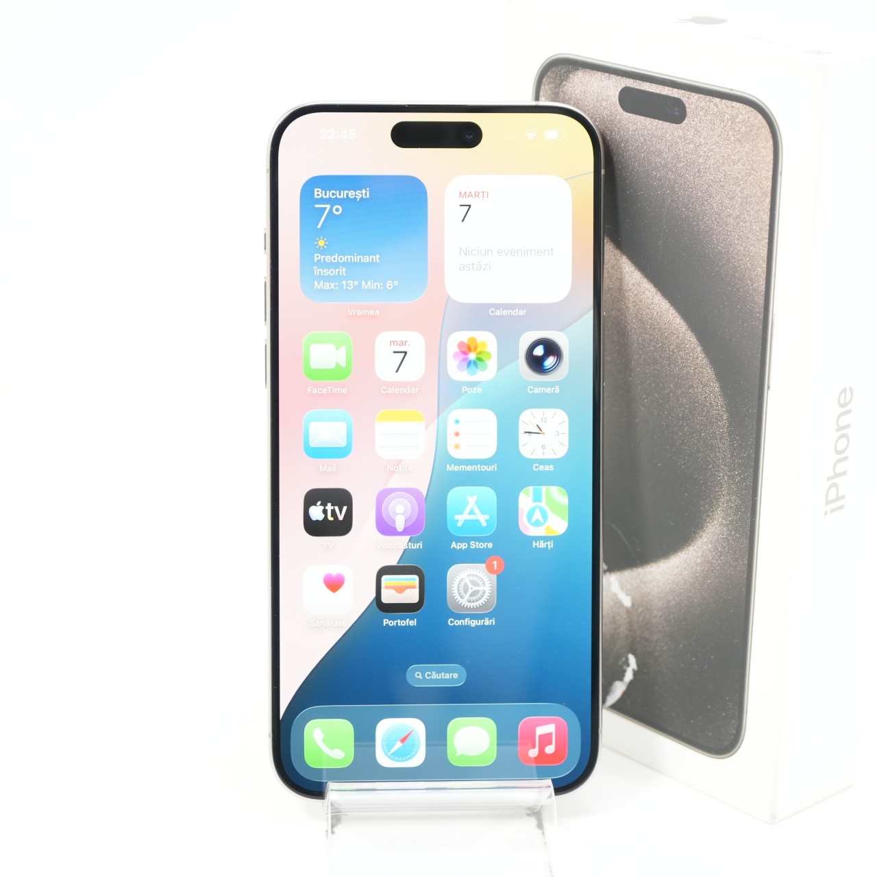 Telefon Apple iPhone 15 Pro Max 256GB, Natural Titanium - imagine 2