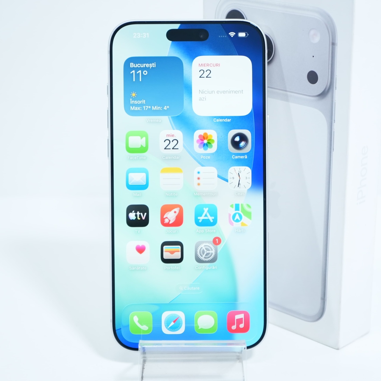 Telefon Apple Iphone 17 Pro Max 1TB, Silver - imagine 5