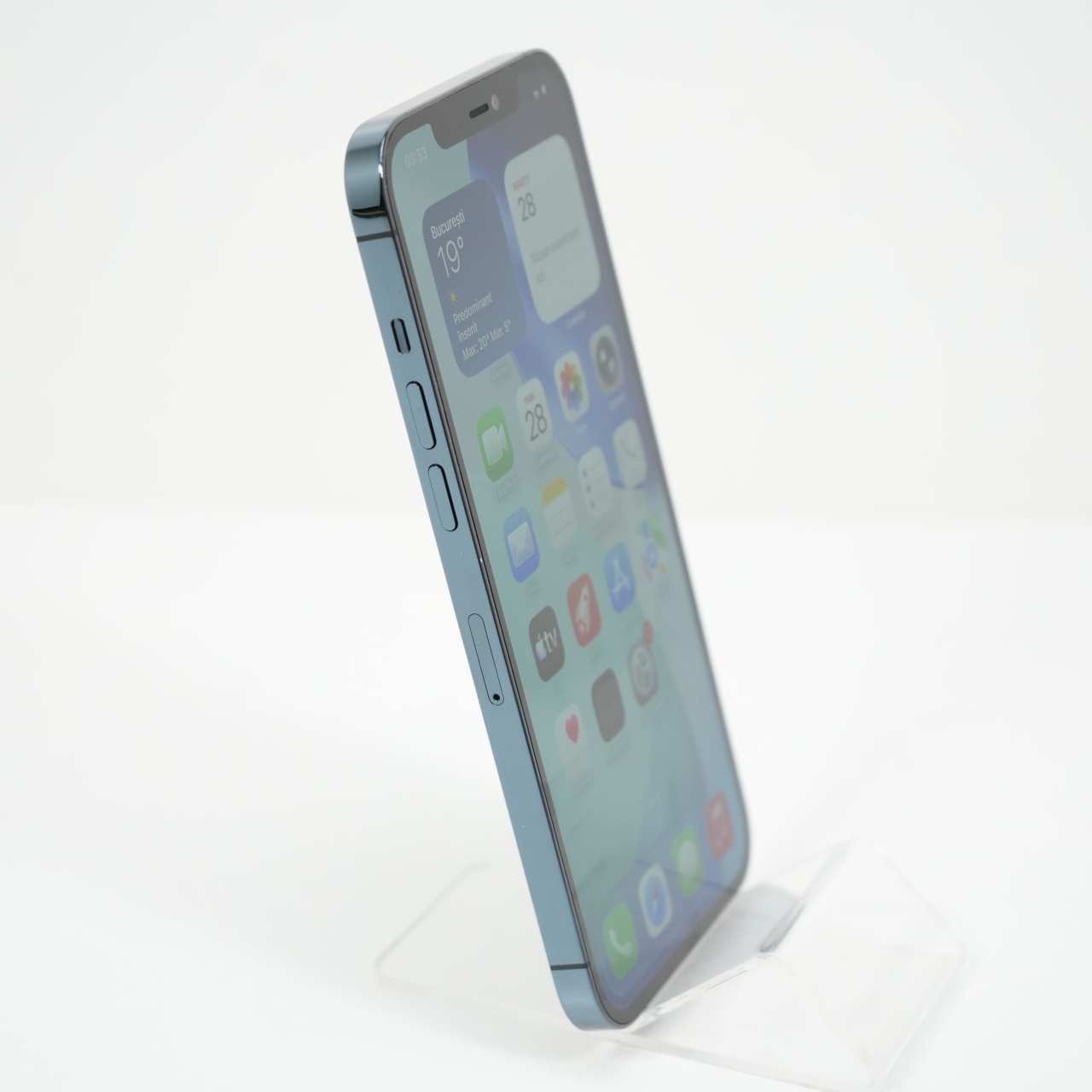 Telefon Apple iPhone 12 Pro Max 256GB, Pacific Blue - imagine 4